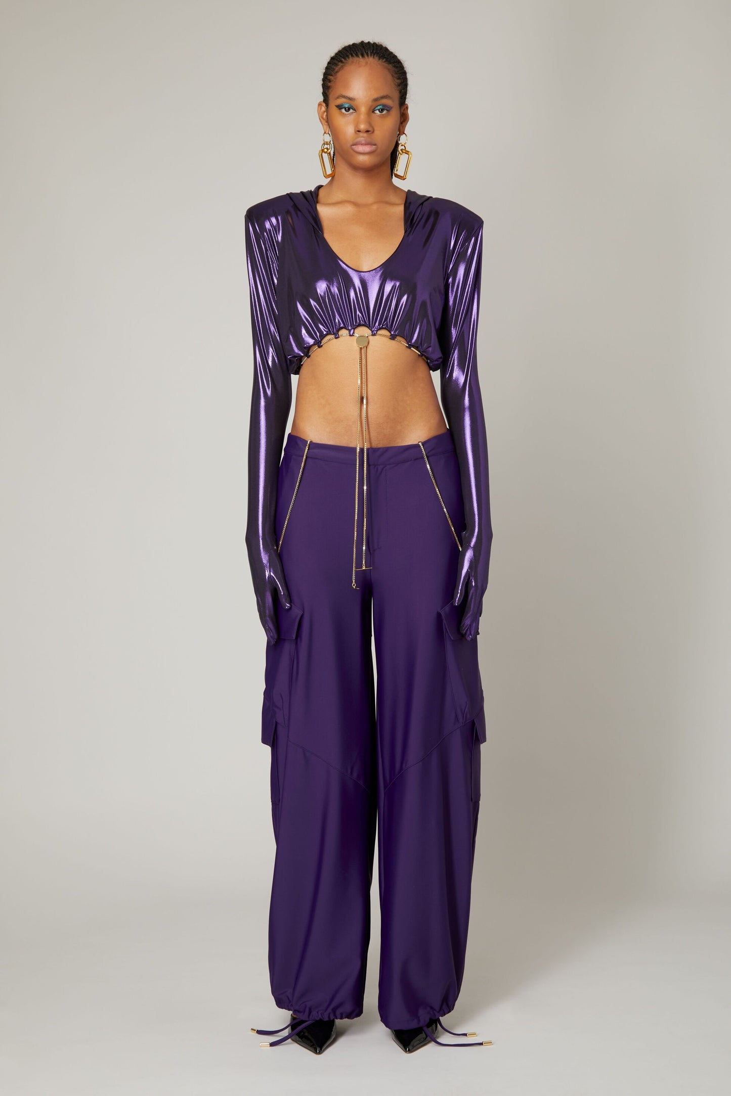 COCO LAMINATED HOODIE