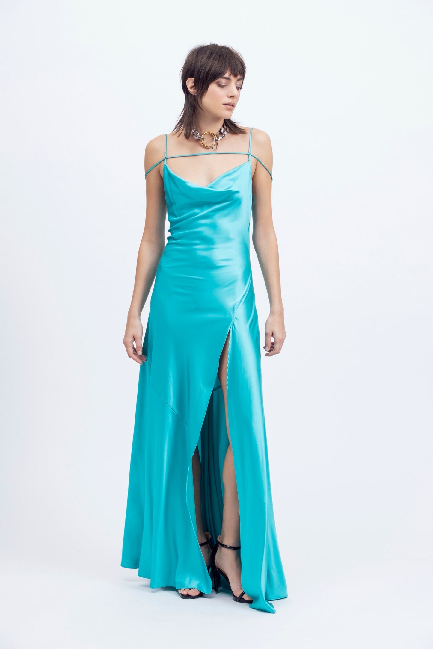GABRIELLE DRESS SILK
